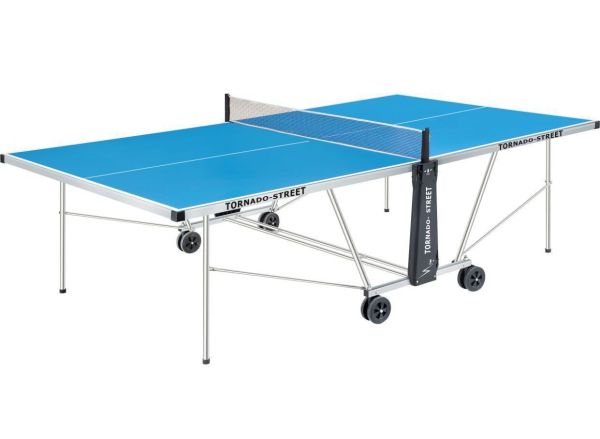 All-weather tennis table TORNADO-STREET blue
